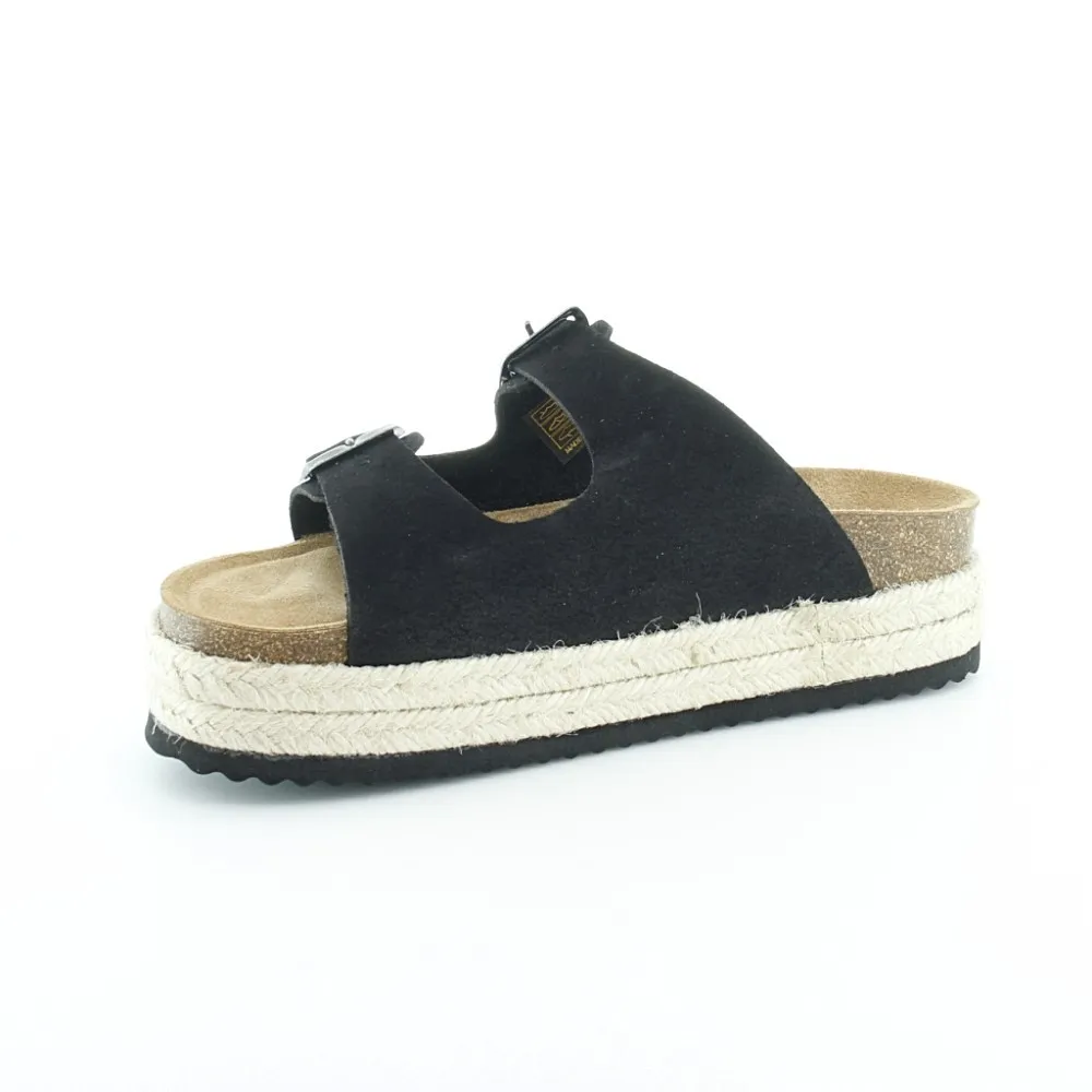 Chanclas de plataforma Bio-Bio Zenea Negro