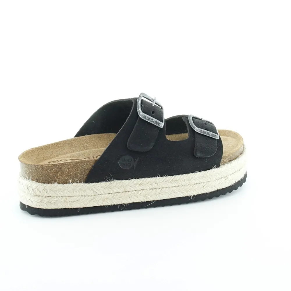 Chanclas de plataforma Bio-Bio Zenea Negro